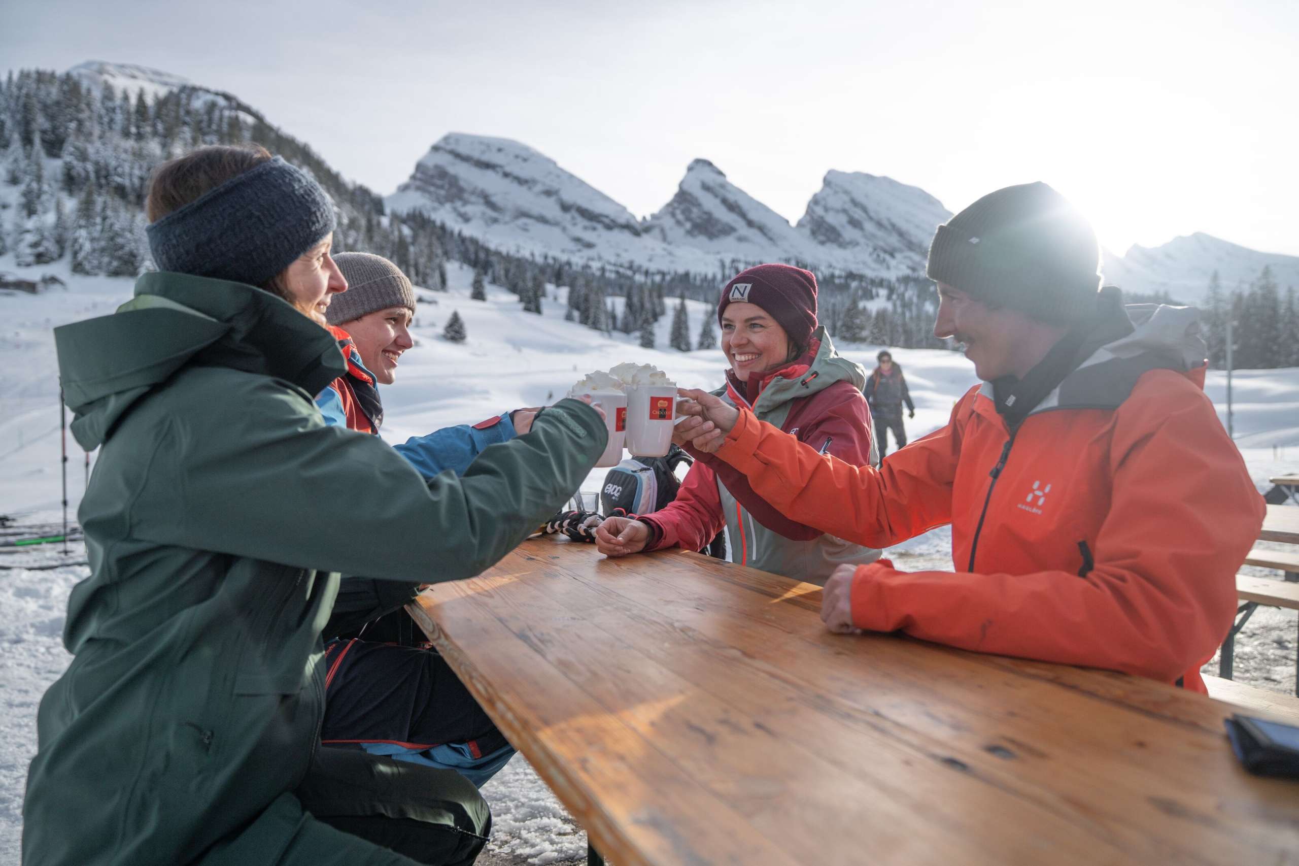 Aktivität, Alt St.Johann, Berg, bewölkt, Natur, Obertoggenburg, Outdoor, Schneesport, Ski, Skitour, Sonnig, Tag, Toggenburg, Winter